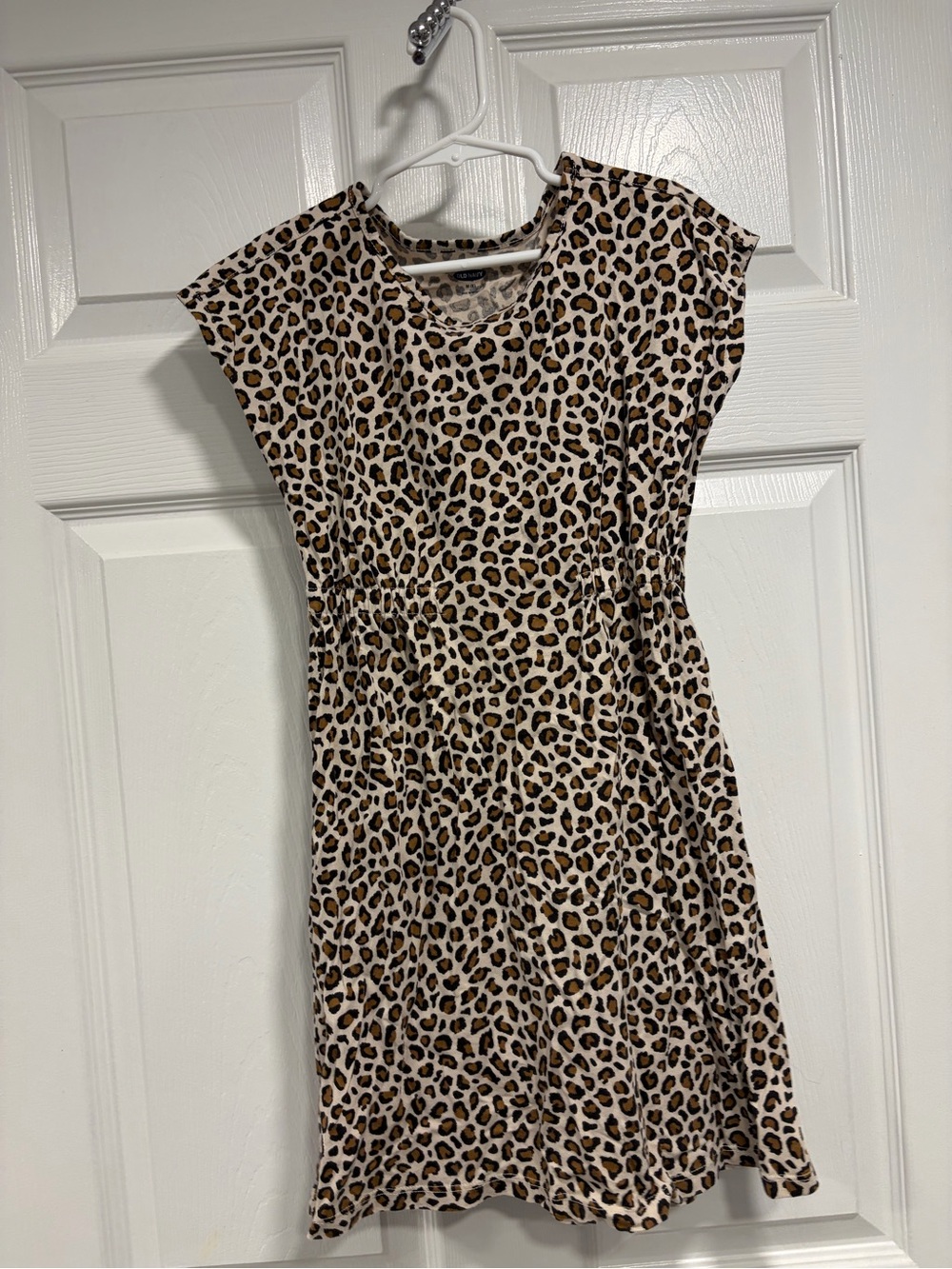 Old Navy Girls Leopard Print Dress in Brown and Black